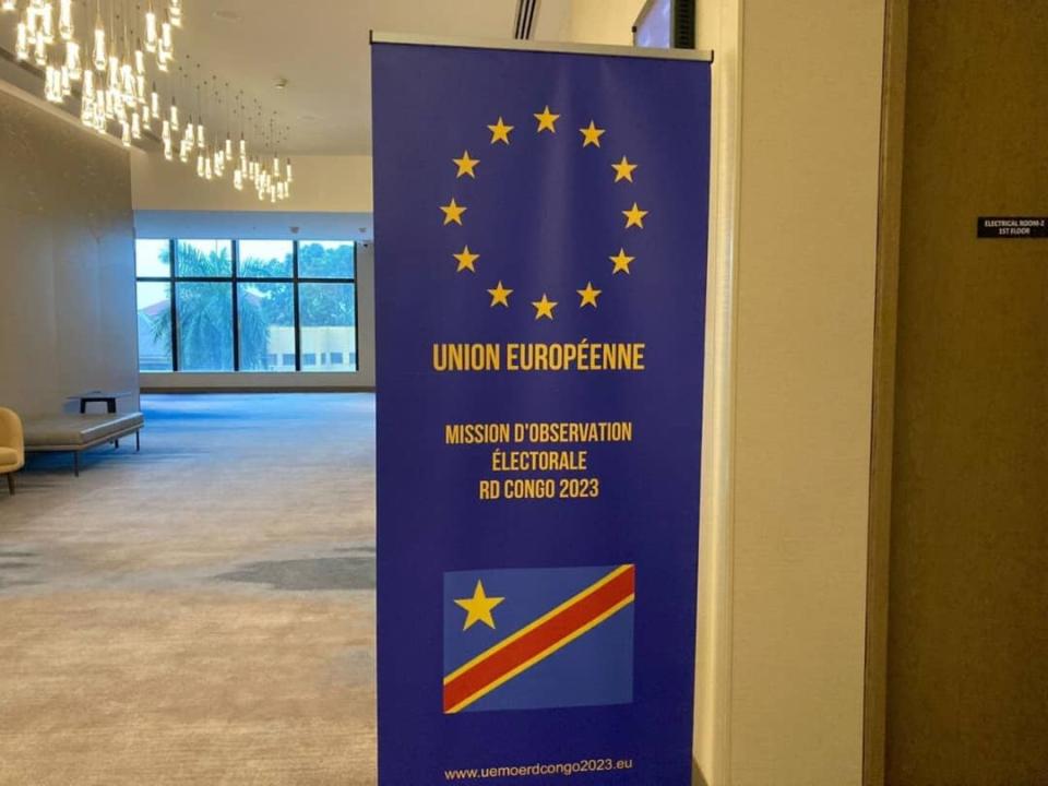 Vue de l'entrée du bureau de la Mission électorale de l'Union Européenne à Kinshasa [Photo d'illustration]