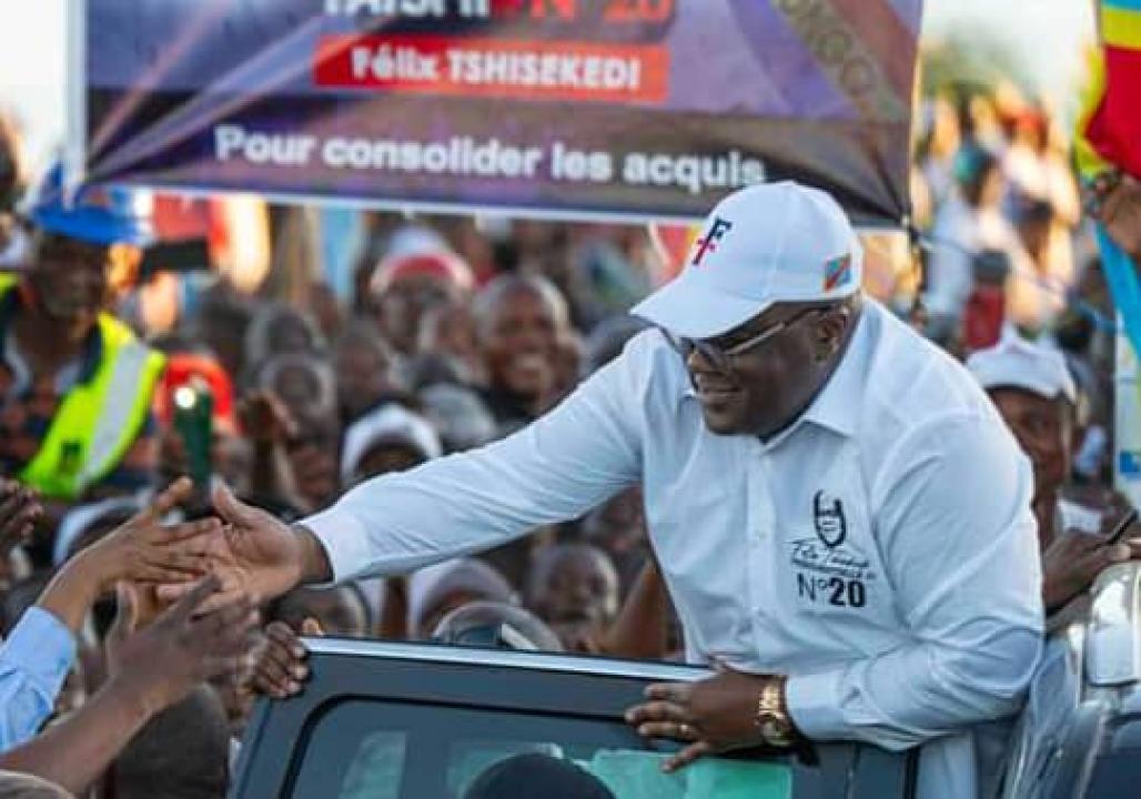 Félix Tshisekedi lors de sa campagne électorale. [Photo d'illustration]
