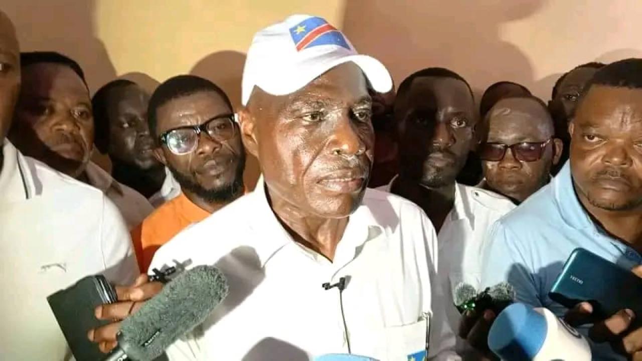 Martin Fayulu dénonçant la répression de la PNC