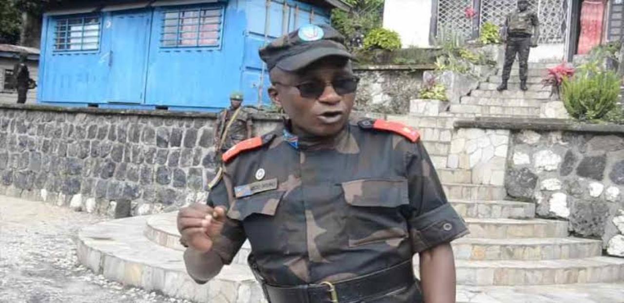 Le commandant de la 34em région militaire, le général major Bruno Mpezo [photo d'illustration]