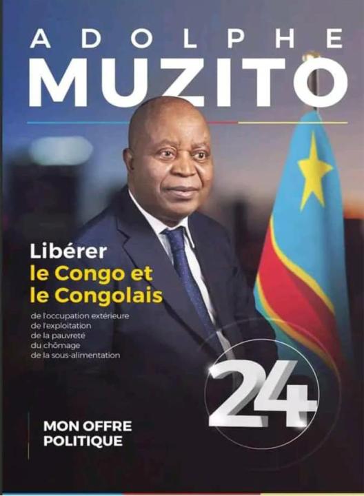Adolphe Muzito, candidat Président de la République n°24.