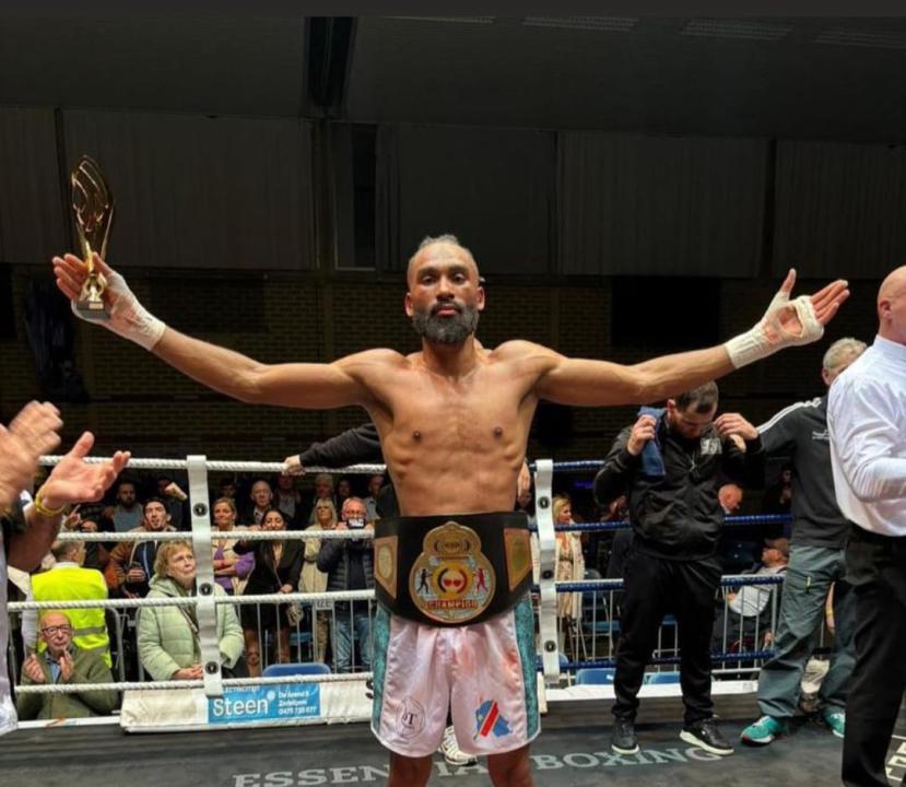 Le boxeur congolais Alessandro Trabuco