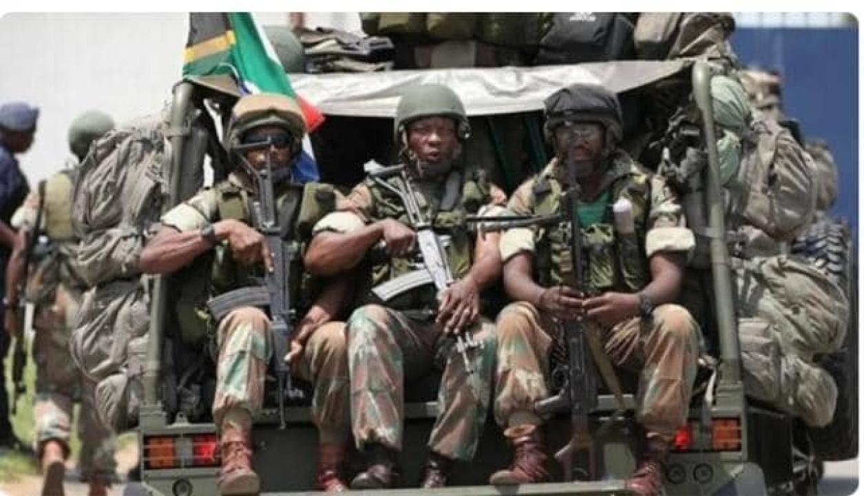 Les militaires Sud-Africains arrivés à Goma au Nord-Kivu dans le cadre des troupes de la SADC