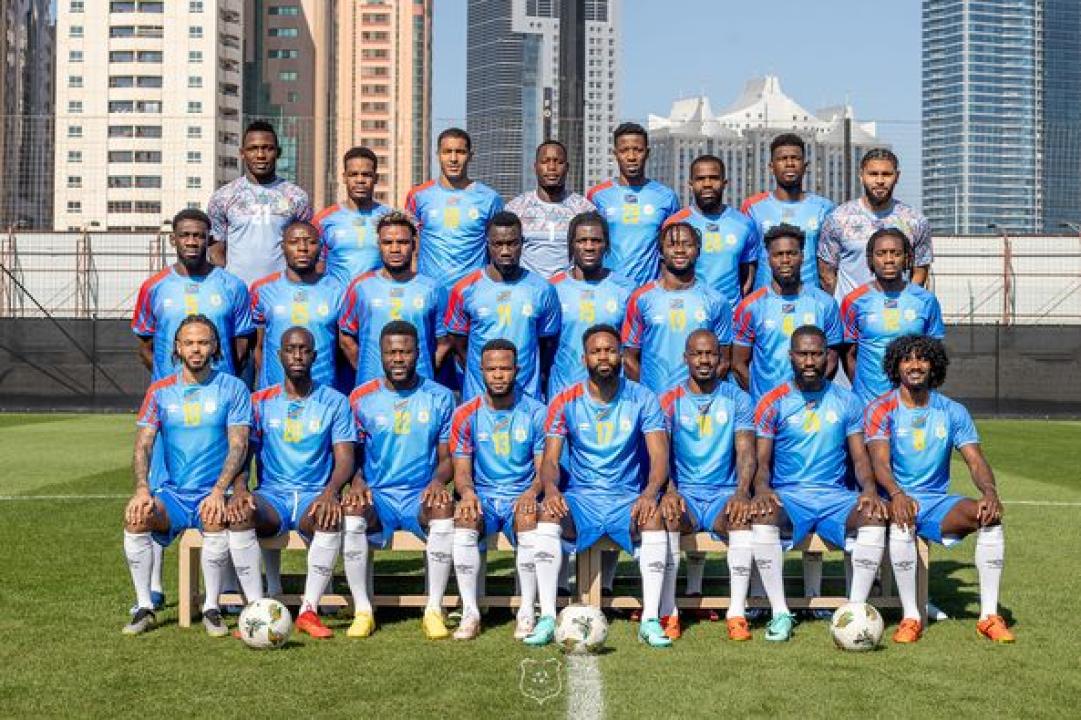 Les Léopards de la RDC à Abu Dhabi avant leur départ pour la Coupe d'Afrique des Nations. 