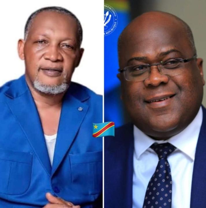 Jean-Paul Civuila et Félix Tshisekedi, président de la RDC