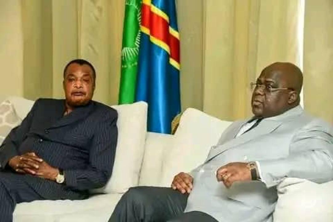 Denis Sassou et Félix Tshisekedi 