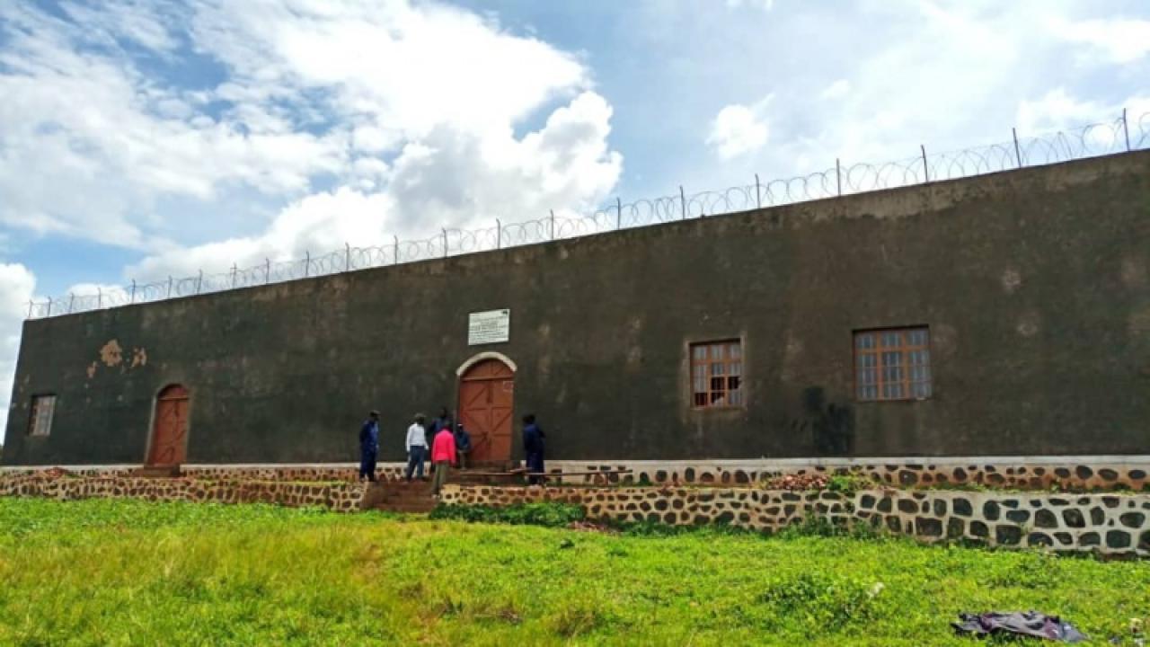 Vue extérieure de la prison centrale de Walungu en province du Sud-Kivu