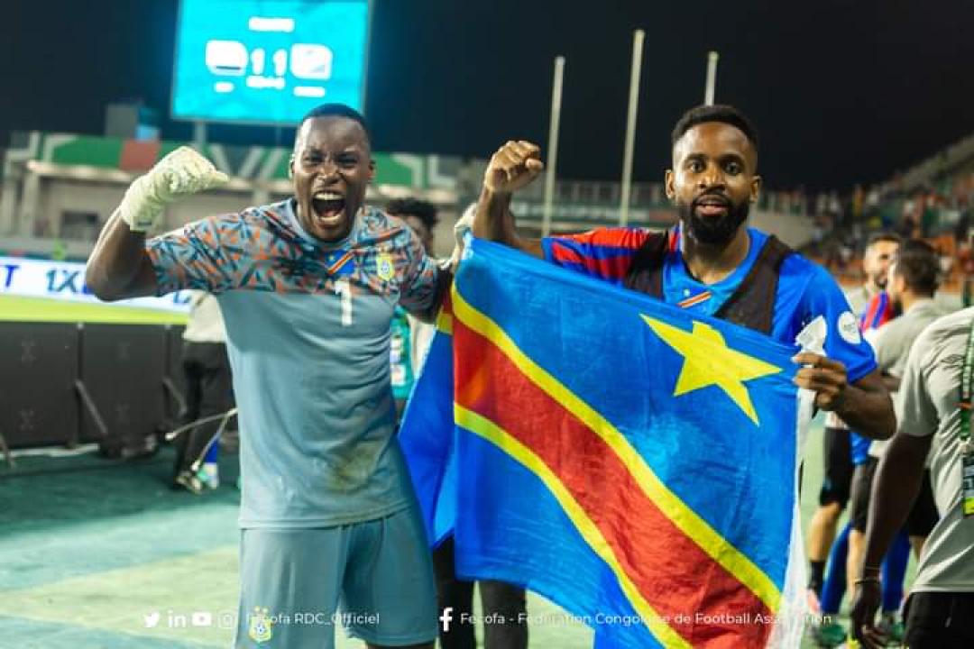 Lionel Mpasi et Cédric Bakambu en pleine célébration. [Photo d'illustration].