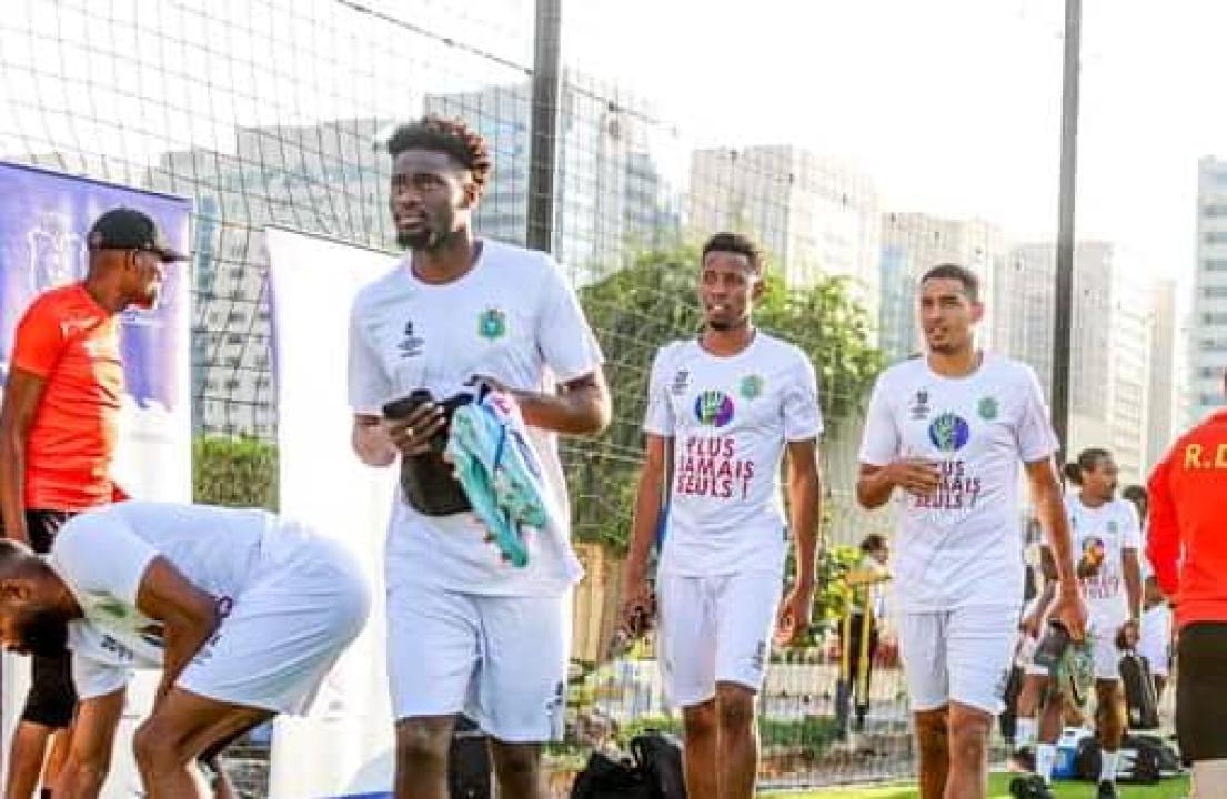 Les Léopards de la RDC lors d'une séance d'entraînement à Abou Dhabi. [Photo d'illustration].