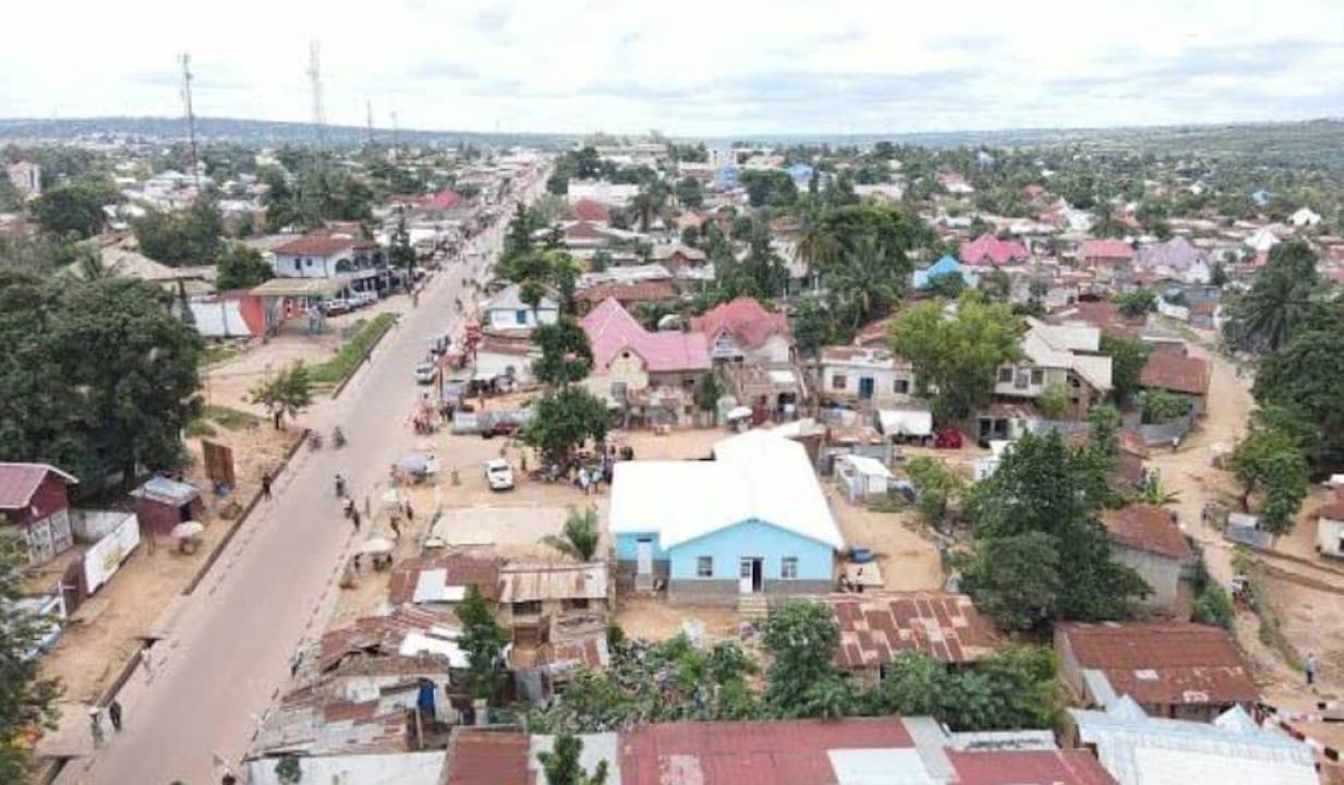 Une vue de la ville de Tshikapa, chef-lieu de la province du Kasaï