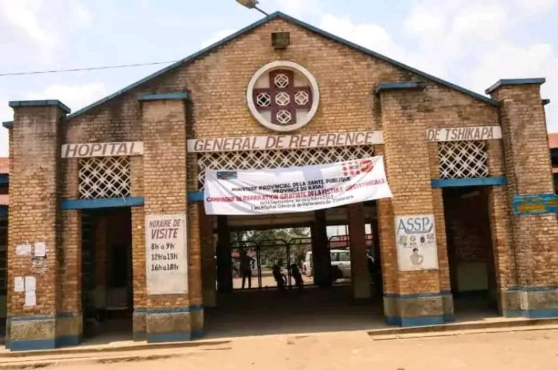 Une vue de l'hôpital général de référence de Tshikapa