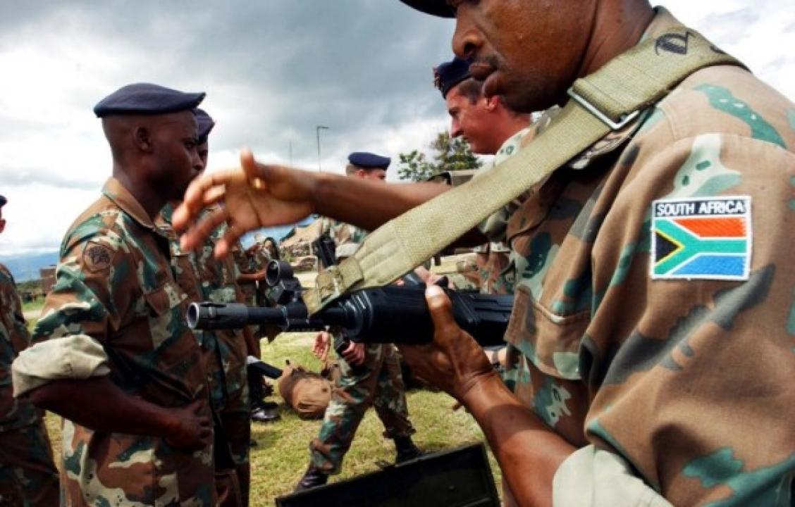 Les premières troupes de la SADC arrivées à Goma.