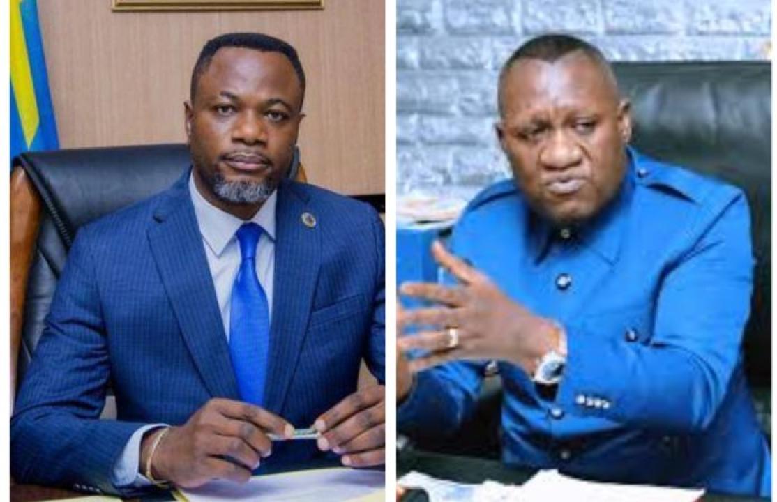 Le ministre de l'EPST Tony Mwaba et l'IGF en chef Jules Alingete [ Photo d'illustration]