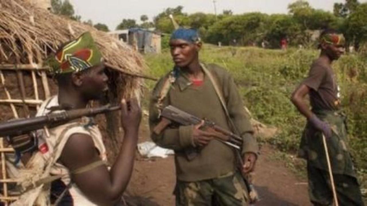 Des miliciens des groupes armés opérant dans l'Est de la RDC.