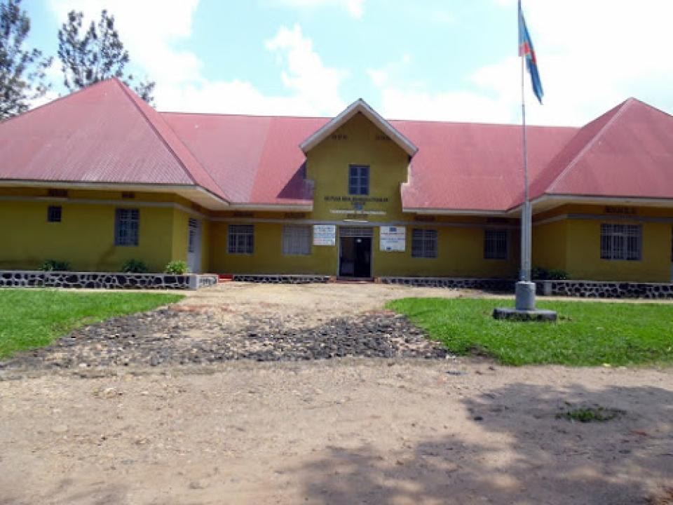 Le bâtiment administratif du territoire de Rutshuru