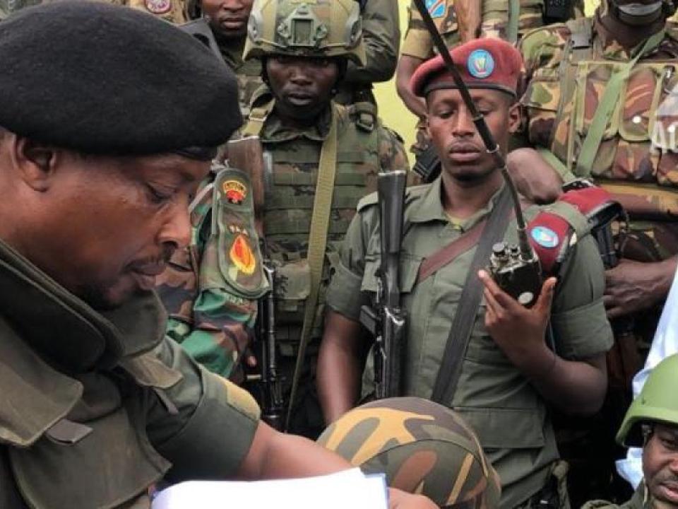 En avant le major Willy Ngoma porte-parole militaire du M23