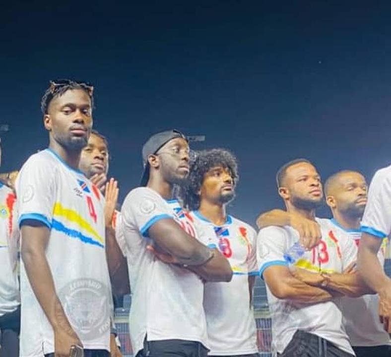 Les Léopards lors de la cérémonie de remerciement au stade des martyrs. [Photo d'illustration]