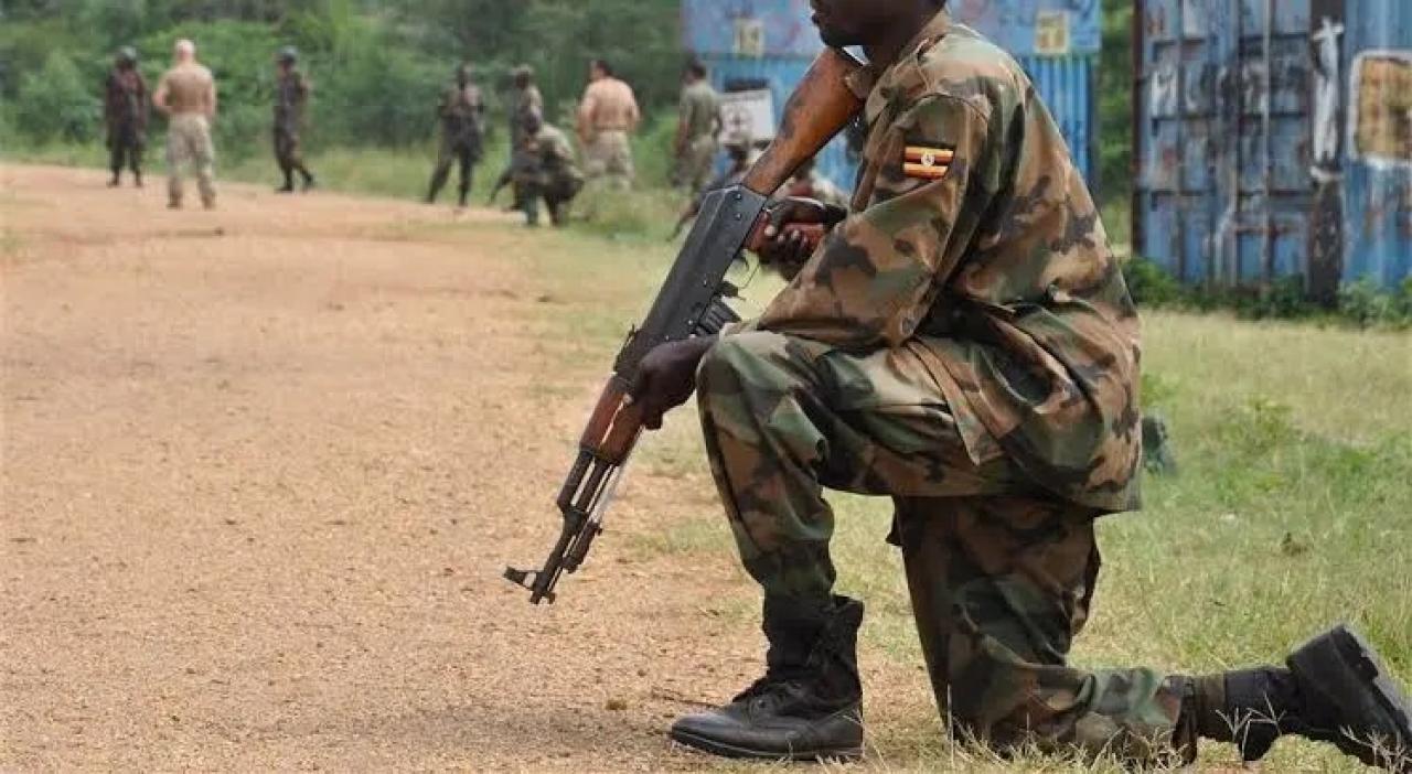 Image de l'armée ougandaise . 