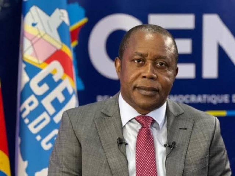 Le Président de la Commission Électorale Nationale Indépendante, Denis Kadima Kazadi.
