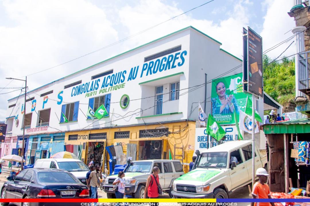Le nouveau siège du CAP (Congolais Acquis au Progrès) inauguré par Néfertiti Ngudianza