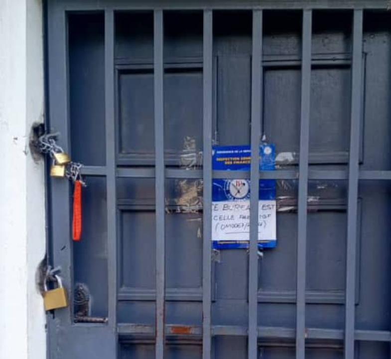 Le bureau du comptable de la Dinacope scellé par les inspecteurs de l'IGF sur instruction de Jules Alingete.
