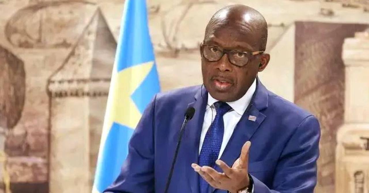 Le ministre des affaires étrangères, Christophe Lutundula