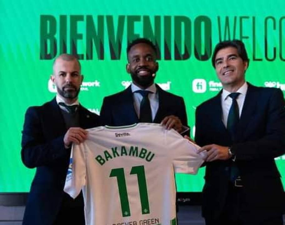 Cédric Bakambu lors de sa présentation au Réal Betis. [Photo d'illustration]