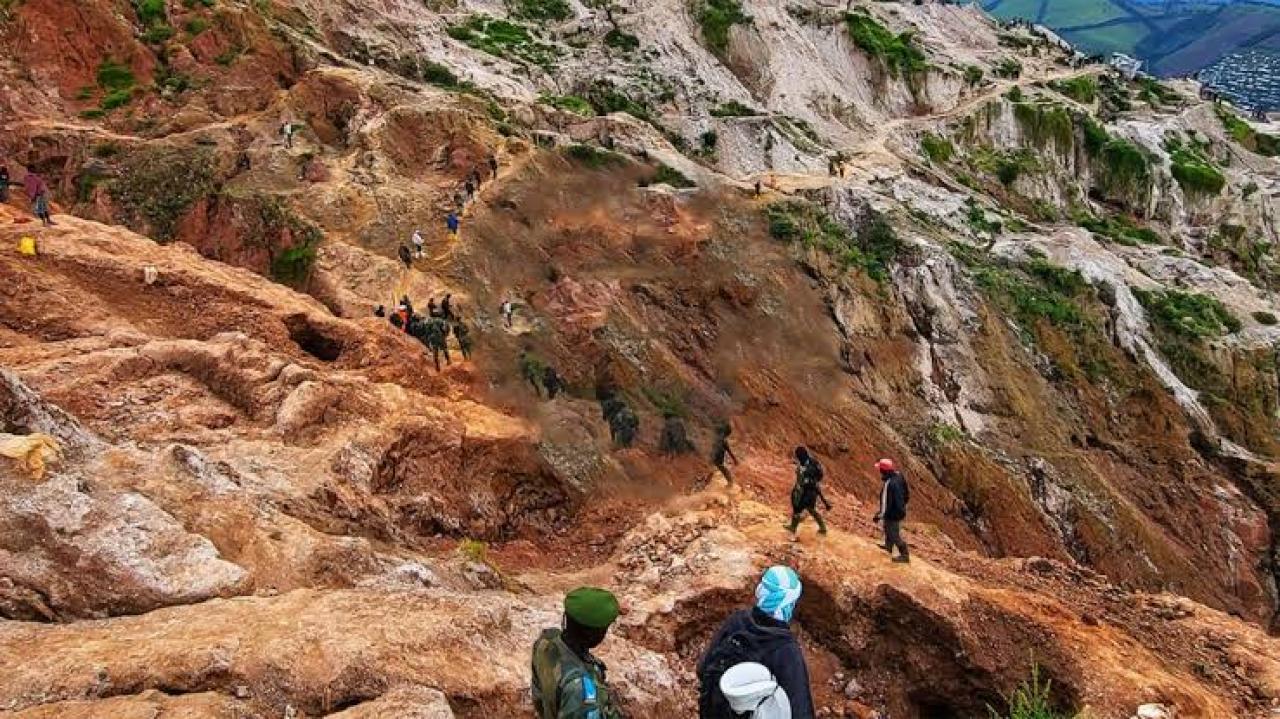 Site minier de Rubaya, à Masisi, dans le Nord Kivu