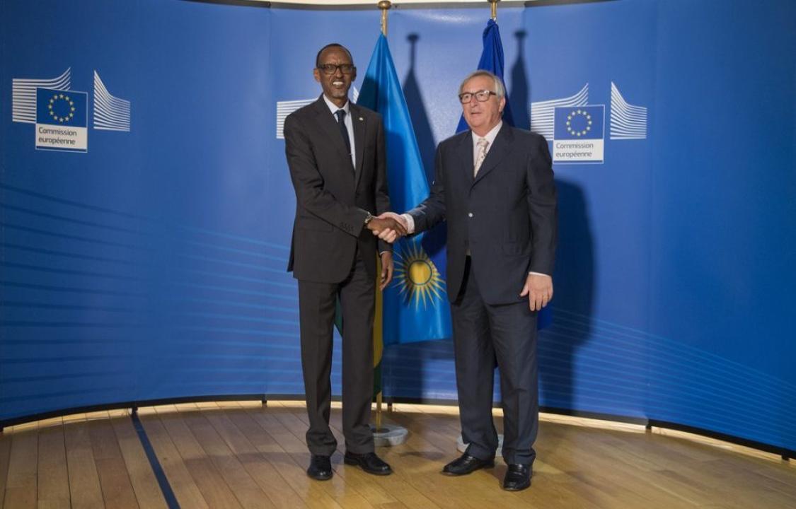 Le président rwandais et le président de la commission de l'Union européenne