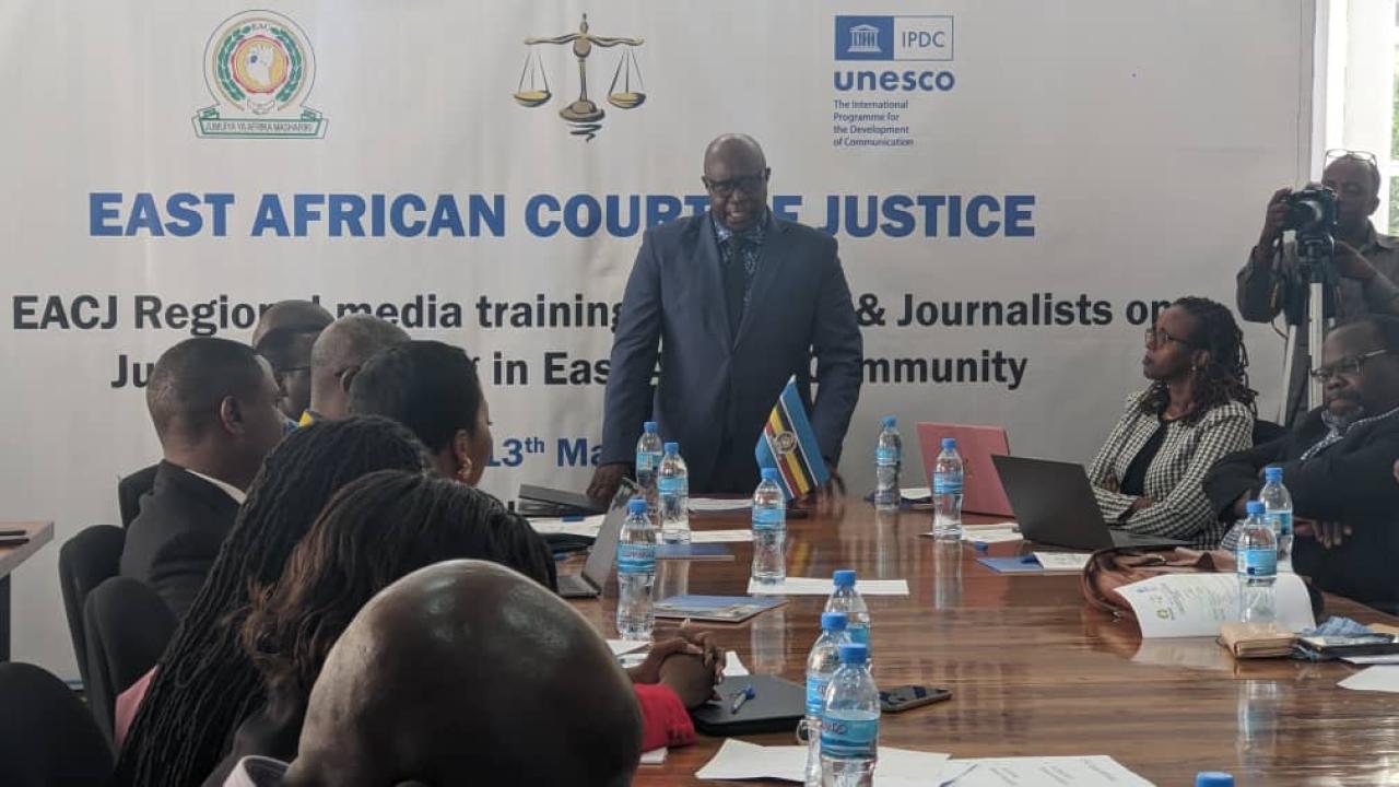Ouverture de la seconde session de formation des responsables des médias et journalistes issus des pays membres de l'EAC à Arusha [photo d'illustration].