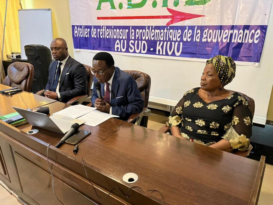 Table ronde sur la problématique de la gouvernance au Sud-Kivu