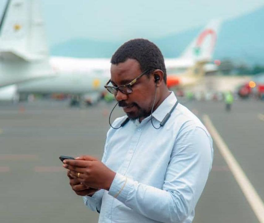 Le DG d'Opinion-info.cd, Edmond Izuba. [Photo d'illustration]