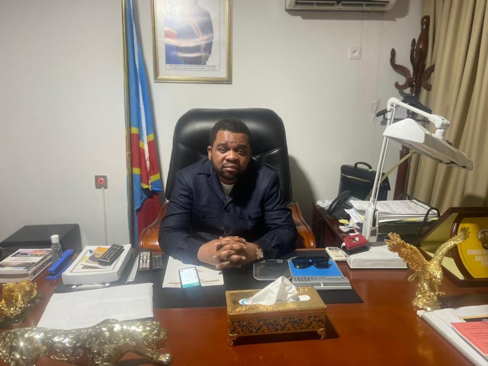 Trésor Olangi Onyambohoto, candidat gouverneur du Sankuru.