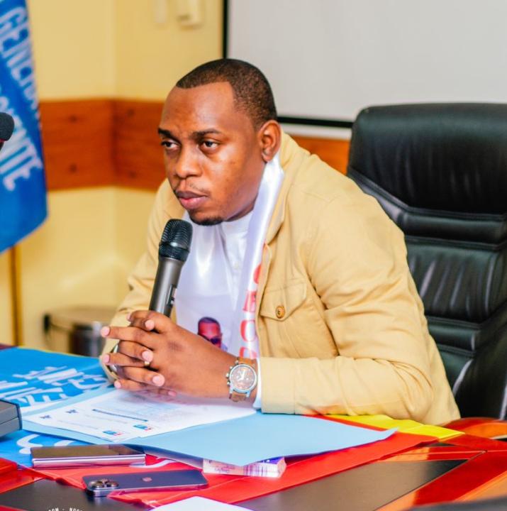 Fabrice Lonkeke Isampembe, candidat gouverneur à Kinshasa.