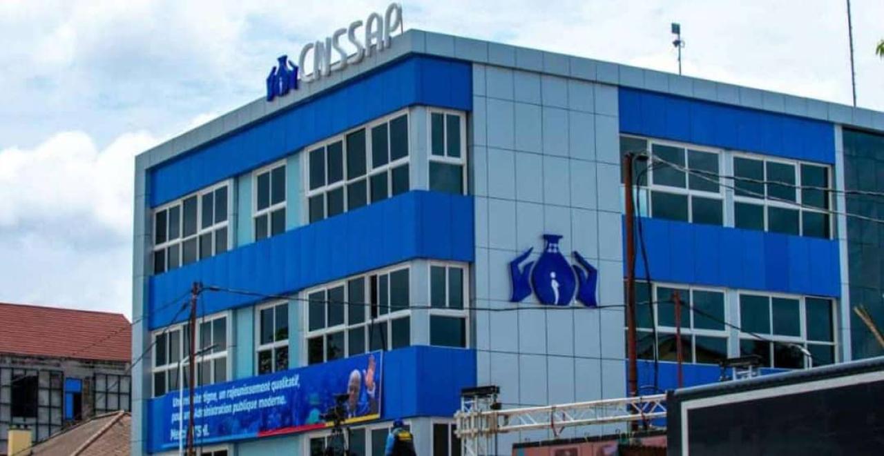 Le siège national de la CNSSAP à Kinshasa -Limete