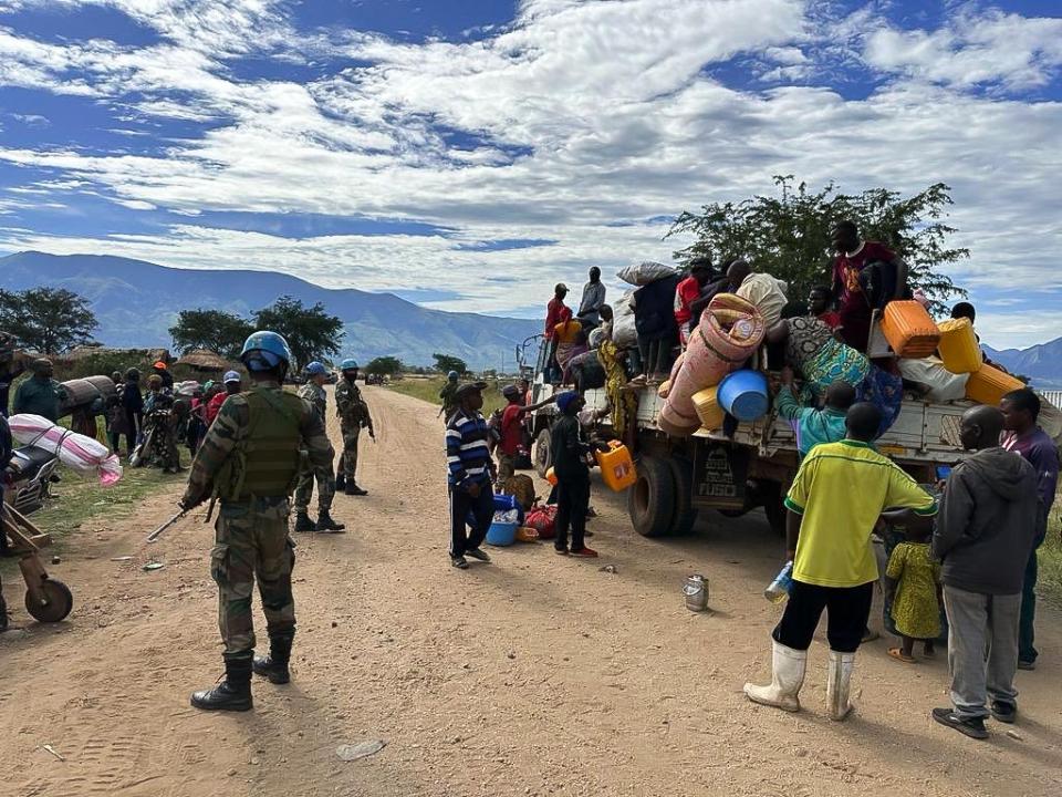 La population de l'Est de la RDC en déplacement forcé