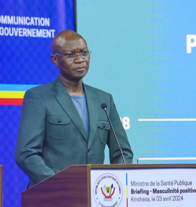 Ministre de la Santé Publique, Hygiène et Prévention Roger Kamba.