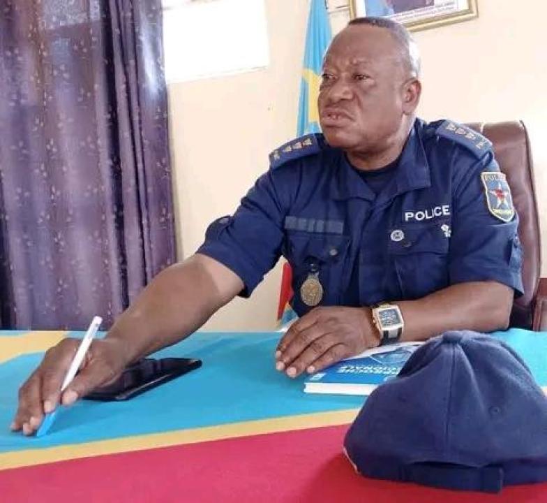 Le Commissaire Supérieur Principal Kapend Kamanda Faustin, maire intérimaire de la ville de Goma au Nord-Kivu.