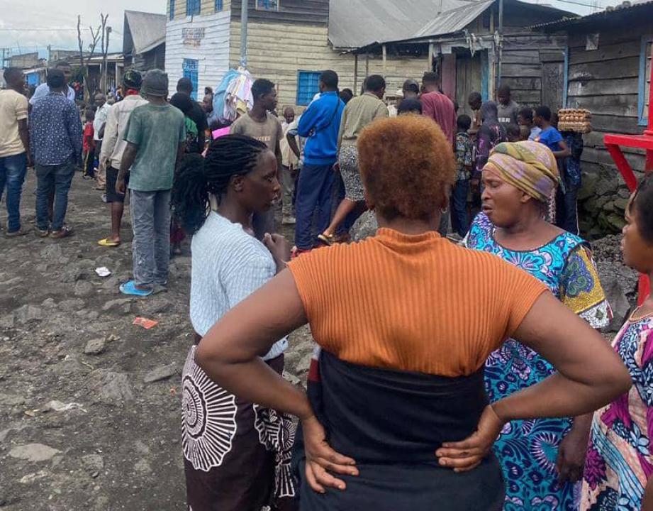 La population sous le choc, après le meurtre d'un taximan moto à Nyabushongo dans la ville de Goma