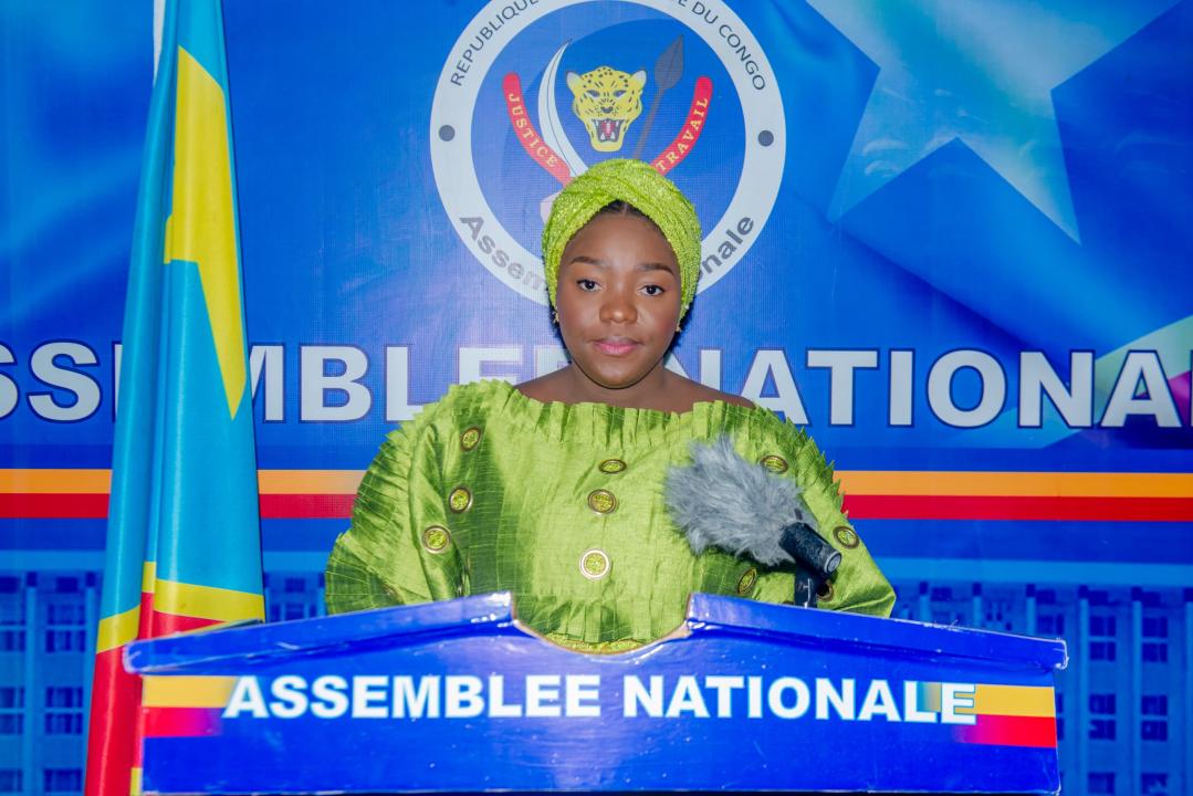 Honorable Percy NZUZI, rapporteure de l'Assemblée nationale