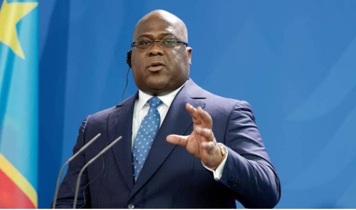 Le chef de l'État congolais Félix Tshisekedi