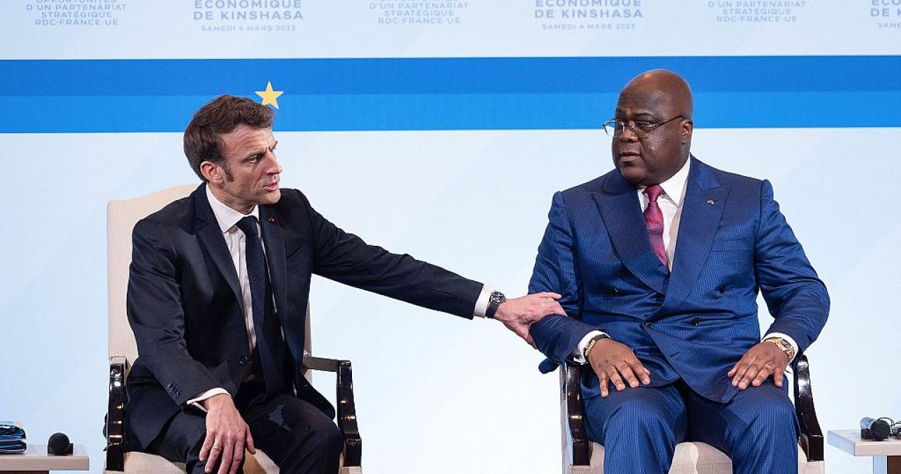 Emmanuel Macron et Félix Tshisekedi [Photo d'illustration]