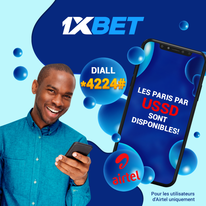 1xBet pari Airtel