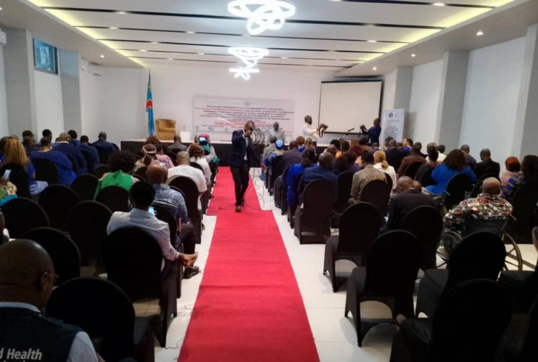 Lancement à Kinshasa de la semaine de sensibilisation à l'autisme par le ministère national en charge des personnes vivant avec handicap. ©ACP