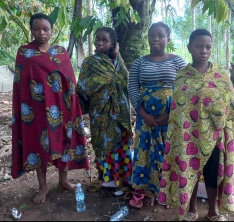 Les FARDC libèrent quatre jeunes filles qui étaient kidnappées par les terroristes MTM/ISCAP à Beni près de Mangina