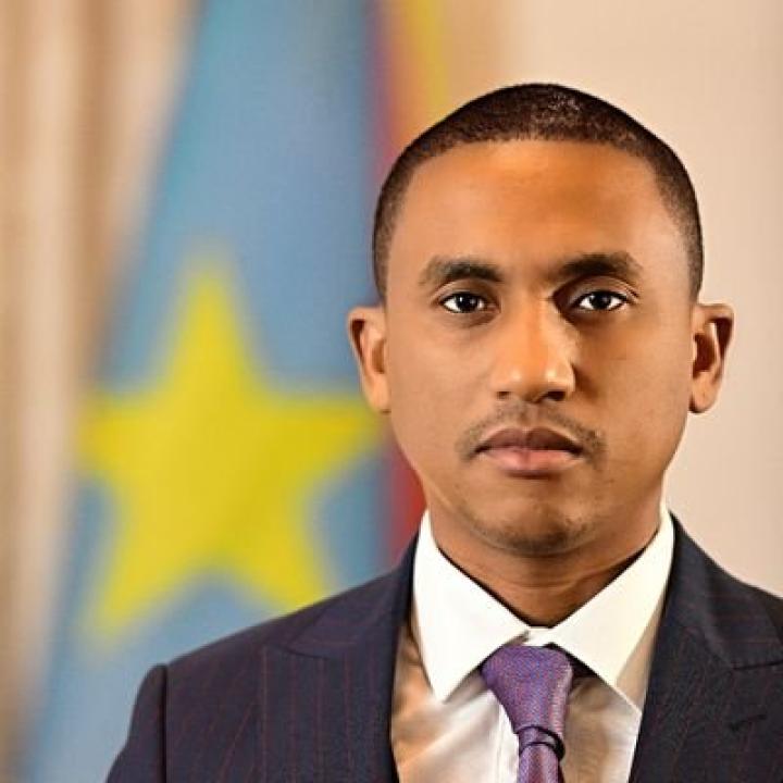 Nembalemba Léon Junior, président de la Ligue des jeunes de l'ACP.