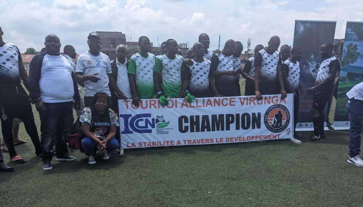 L'équipe du gouvernorat du Nord-Kivu sacrée championne du tournoi Alliance Virunga organisé par l'ICCN