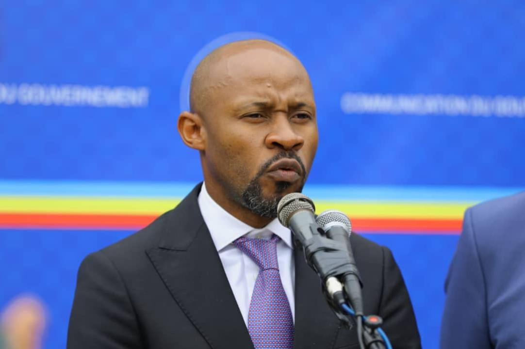 Le ministre de la communication Patrick Muyaya