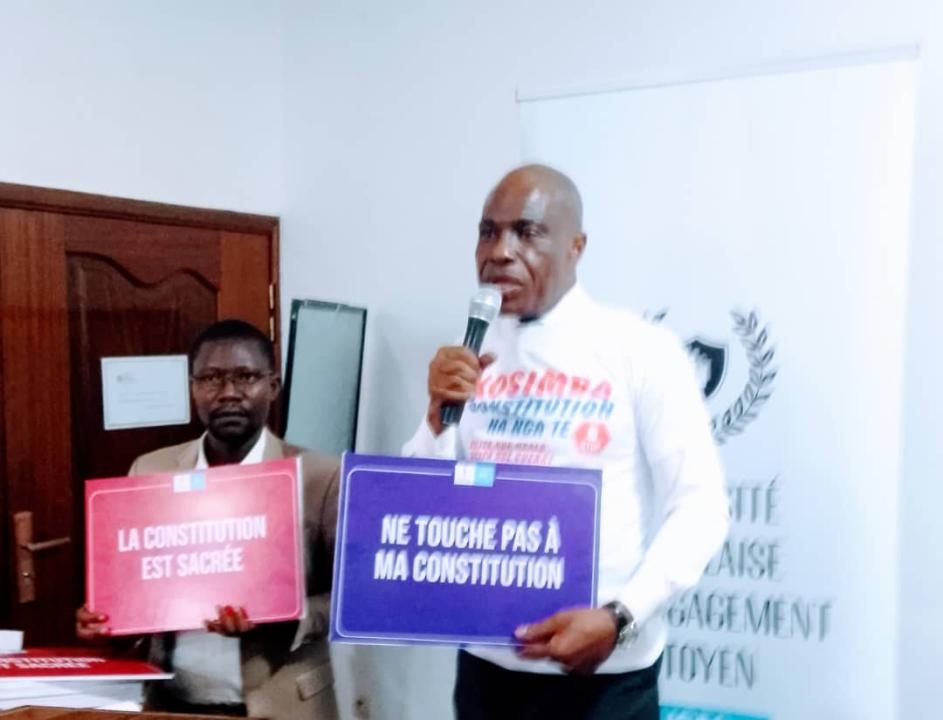 Martin Fayulu et un membre de la société civile. [Photo d'illustration]
