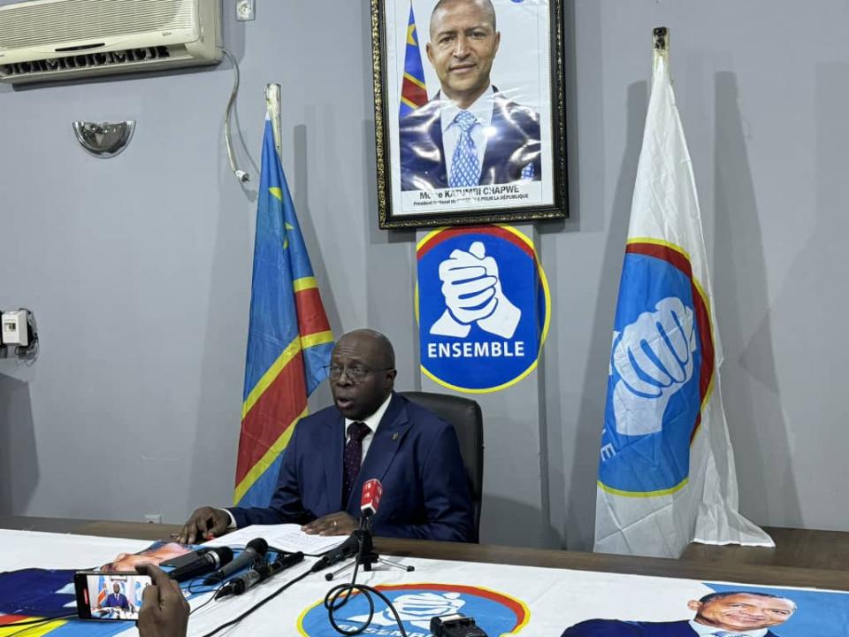 Christian Mwando, député national et cadre du parti politique Ensemble pour la République de Christian Mwando